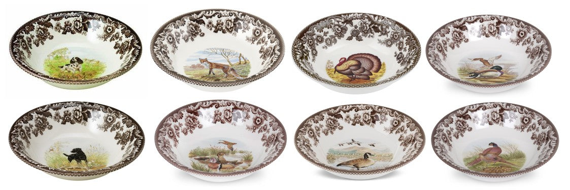 Spode Woodland Ascot Set of 8 Bowls-3693