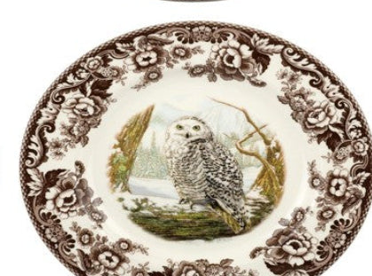 Spode Woodland Ascot snowy Owl 8 inch bowl