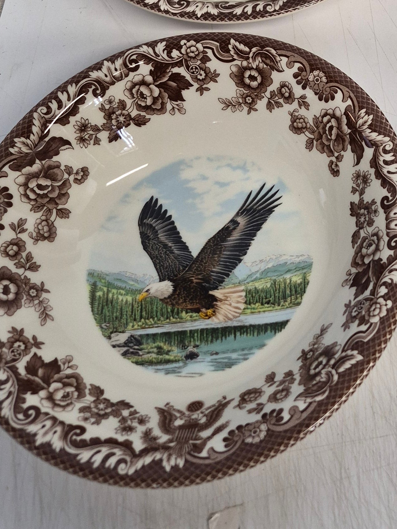 Spode Woodland Ascot 250th anniversarry eagle