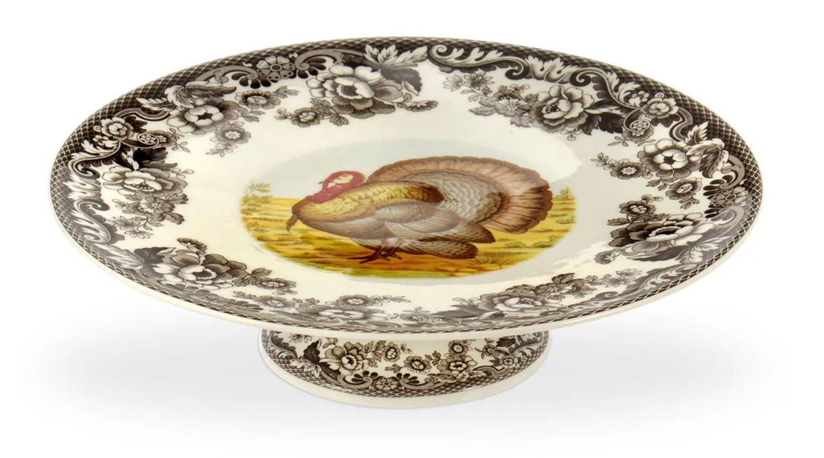 Spode Woodland footed cake plate 4047