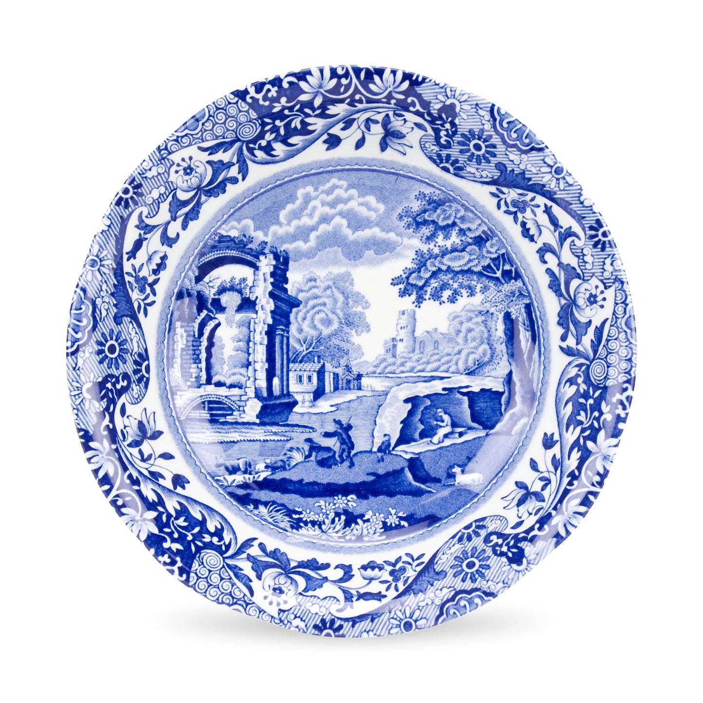 Spode Blue Italian Ascot Cereal Bowls Set of 4