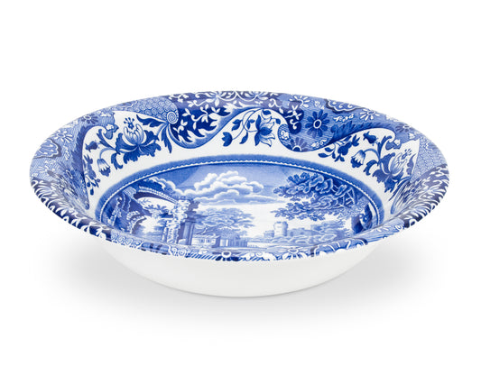 Spode Blue Italian 6" Cereal Bowls Set of 4