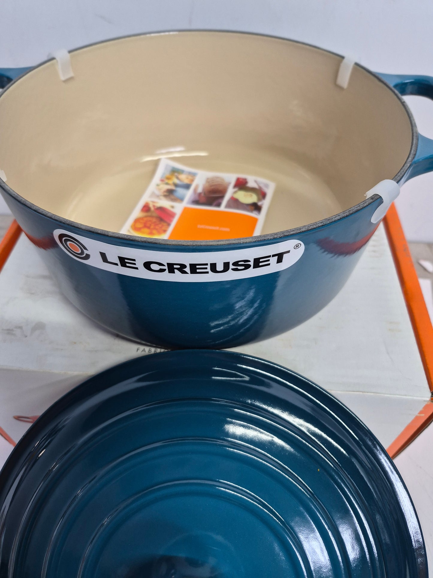 Le Creuset - 4.3 l TEAL Enamel Cast Iron Round Oven---9205---