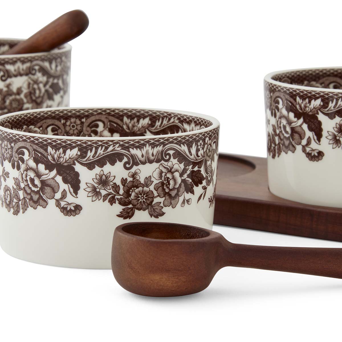 Spode Woodland 7 Piece Condiment Set