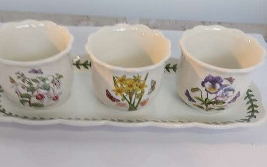 Portmeirion Botanic Garden 4 pc Herb set- drastic price cut!!