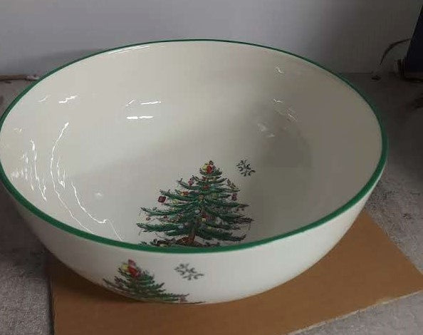 Spode Christmas Tree Round 10inch Bowl- price cut!!