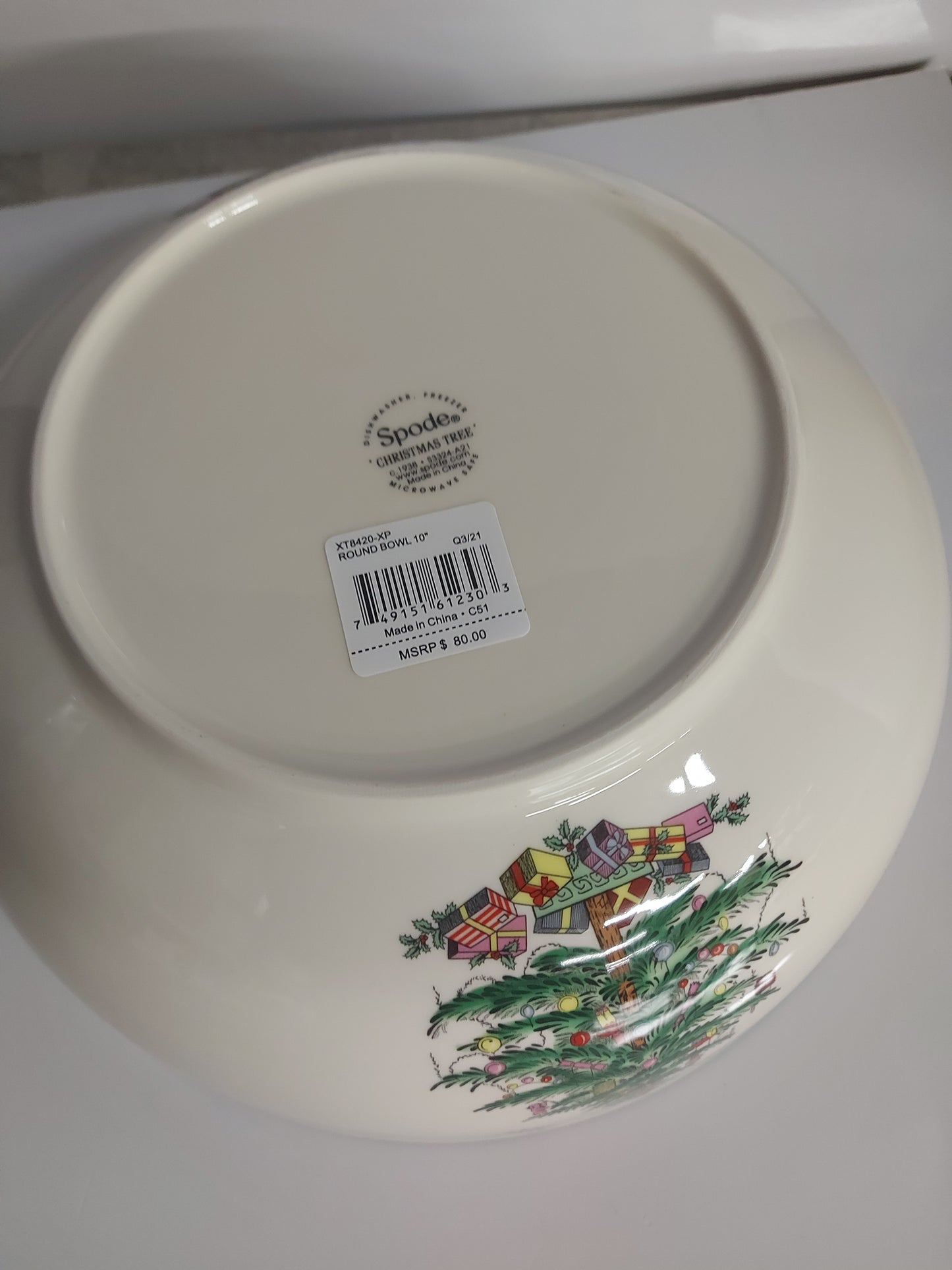 Spode Christmas Tree Round 10inch Bowl- price cut!!