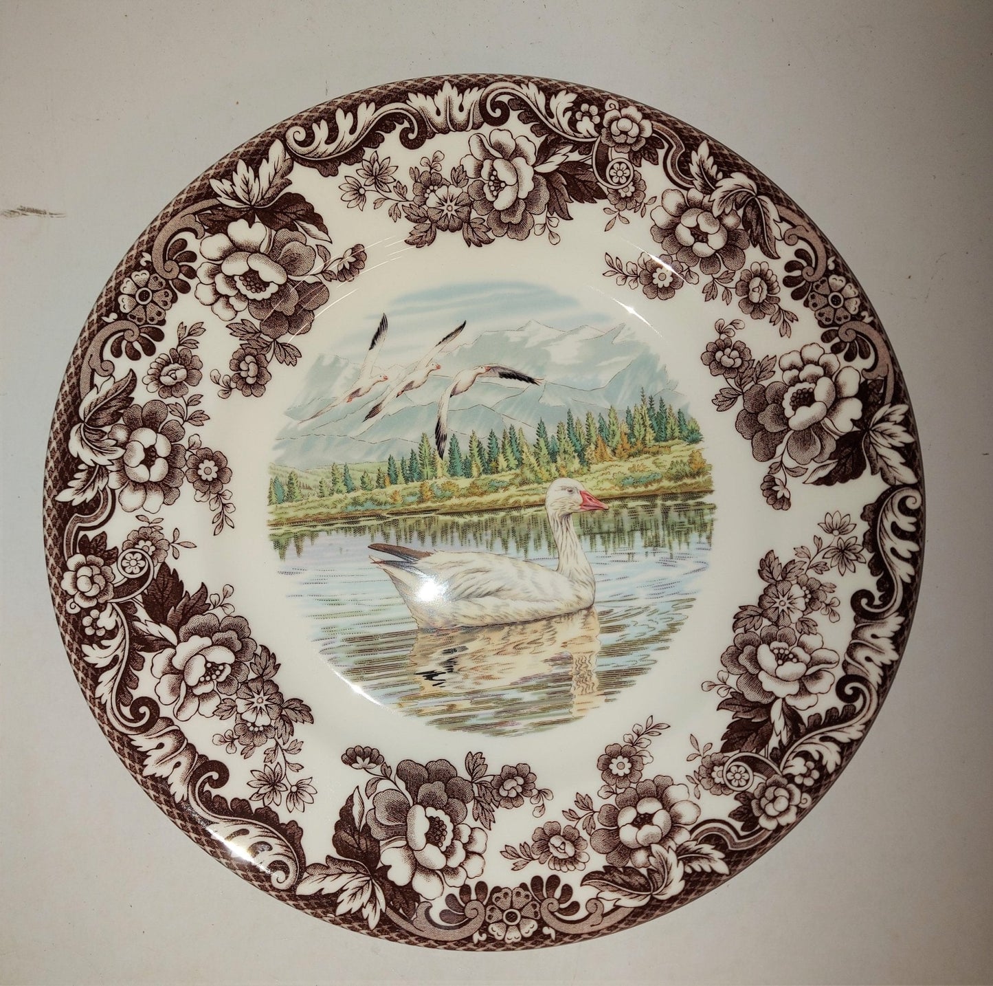 Spode Woodland Dinner Plate Snow Goose - Shoppedeals