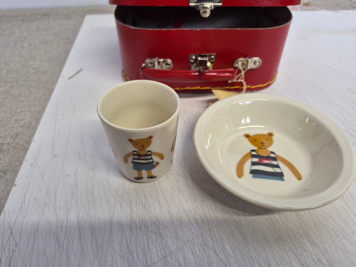 Deal-Apilco Children's bowl and cup set Timo
