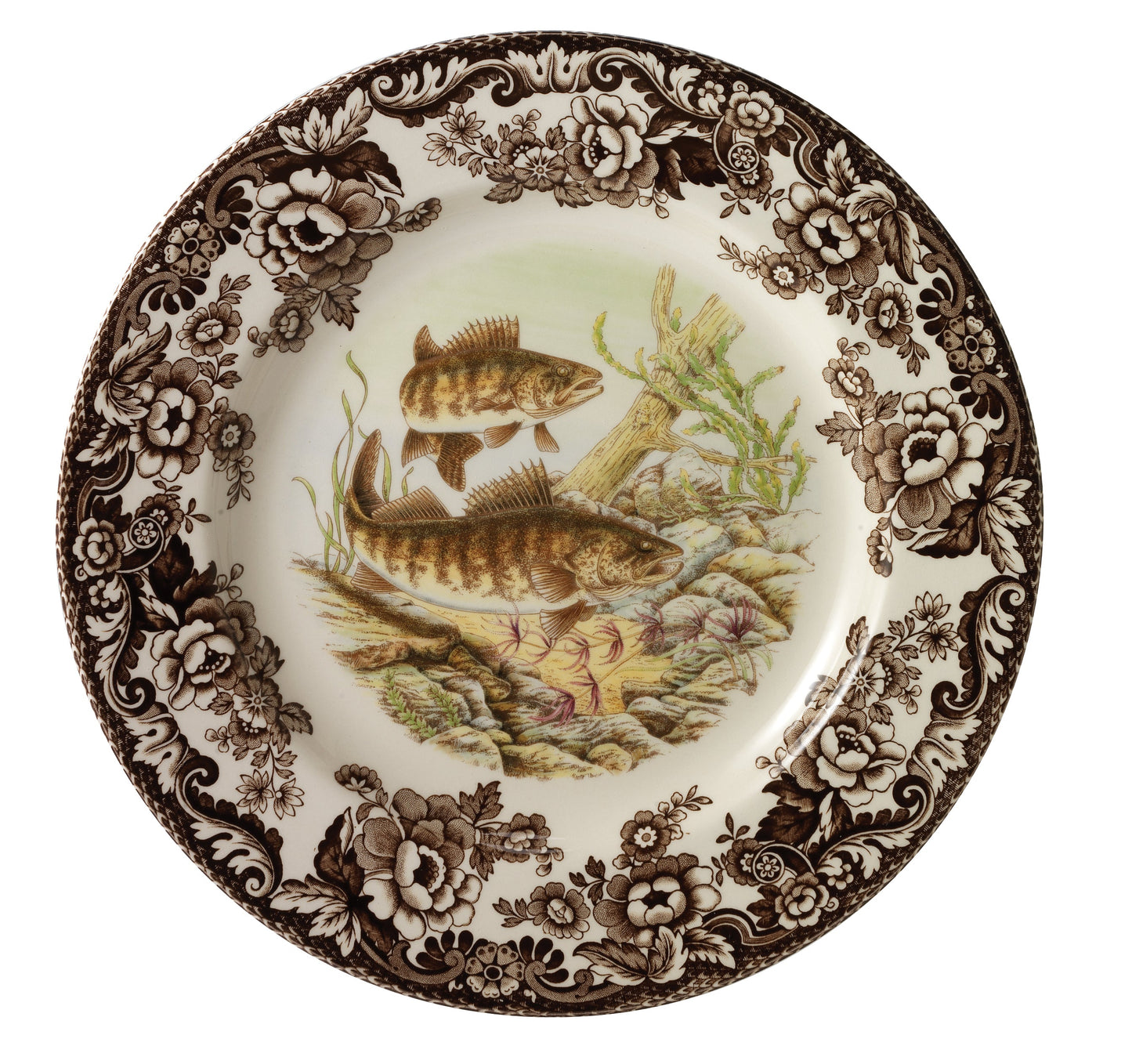 Spode Woodland DINNER Plate Walleye