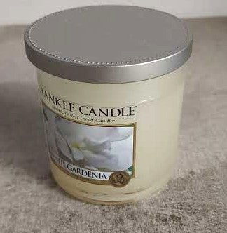 Last chance Deal- Yankee candle White Gardenia small  single wick- price cut