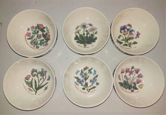 Portmeirion Botanic Garden 5" Stacking Fruit of Rice Bowl Set of 6 - Shoppedeals