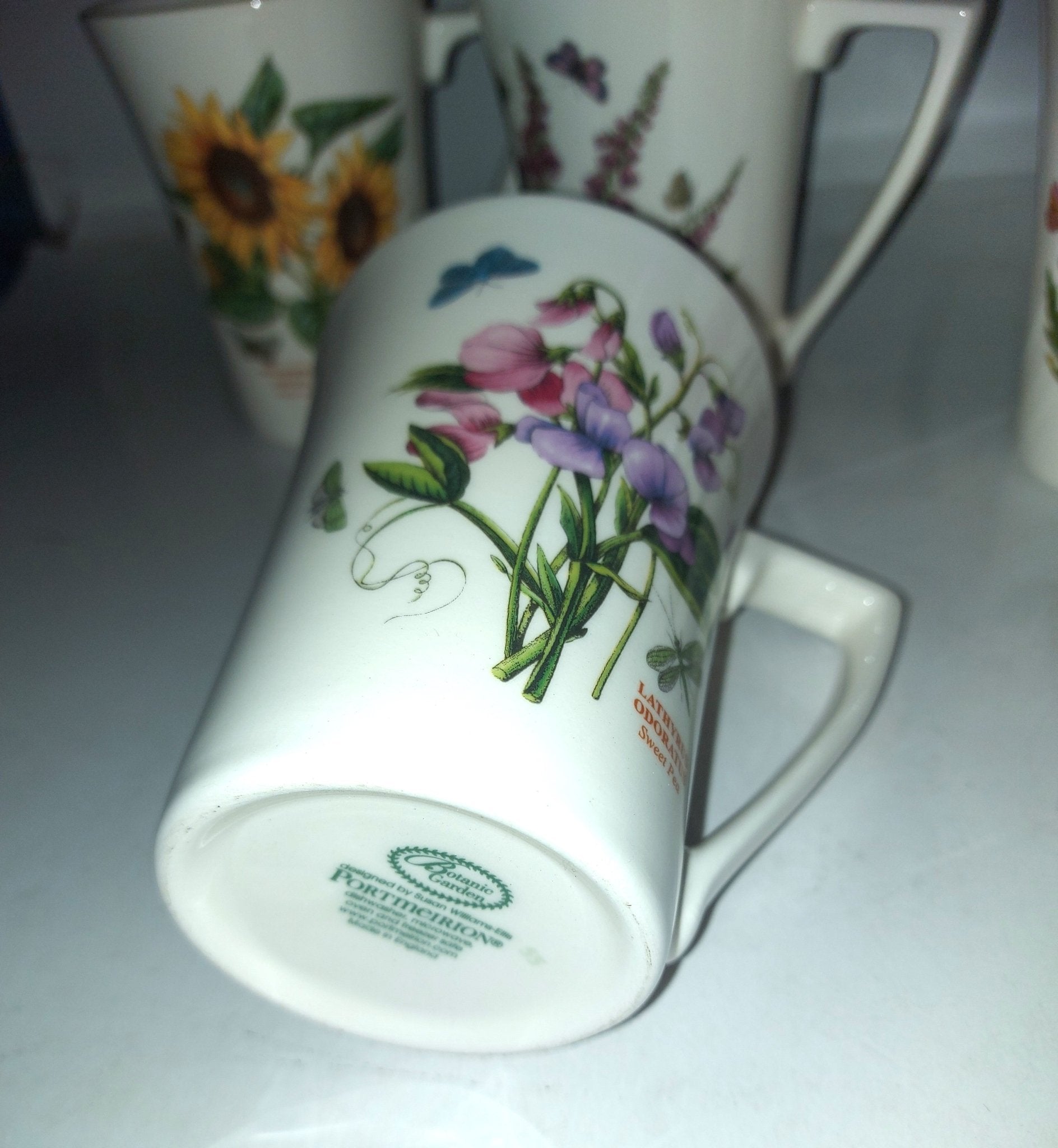 Portmeirion Botanic Garden Mandarin Mug 10 Oz Set of 4- price CUT! - Shoppedeals
