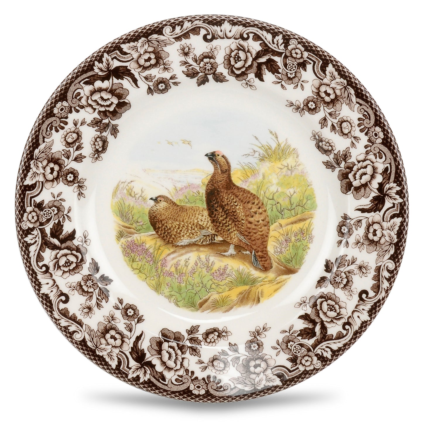 Spode Woodland Salad Plate Red Grouse