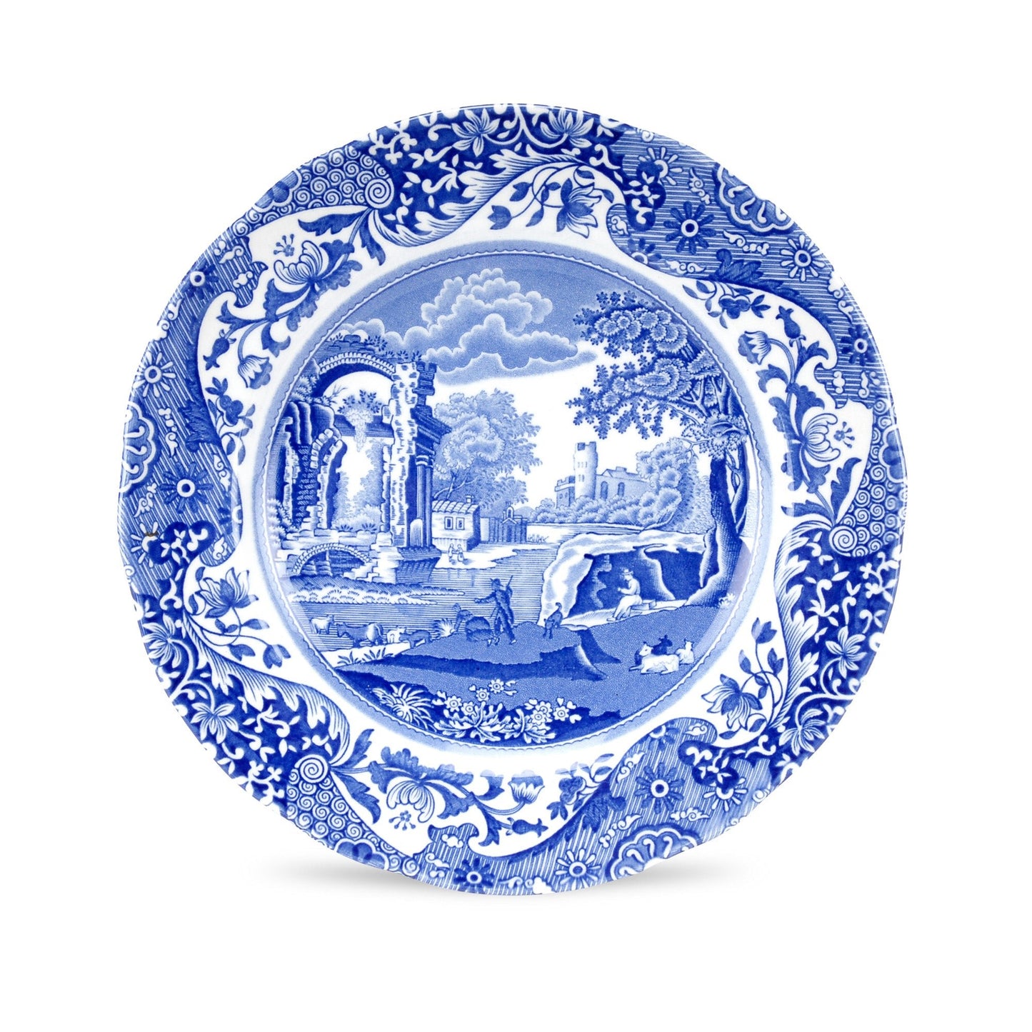 Spode Blue Italian Bread And Butter Plates Set of 4 - Shoppedeals