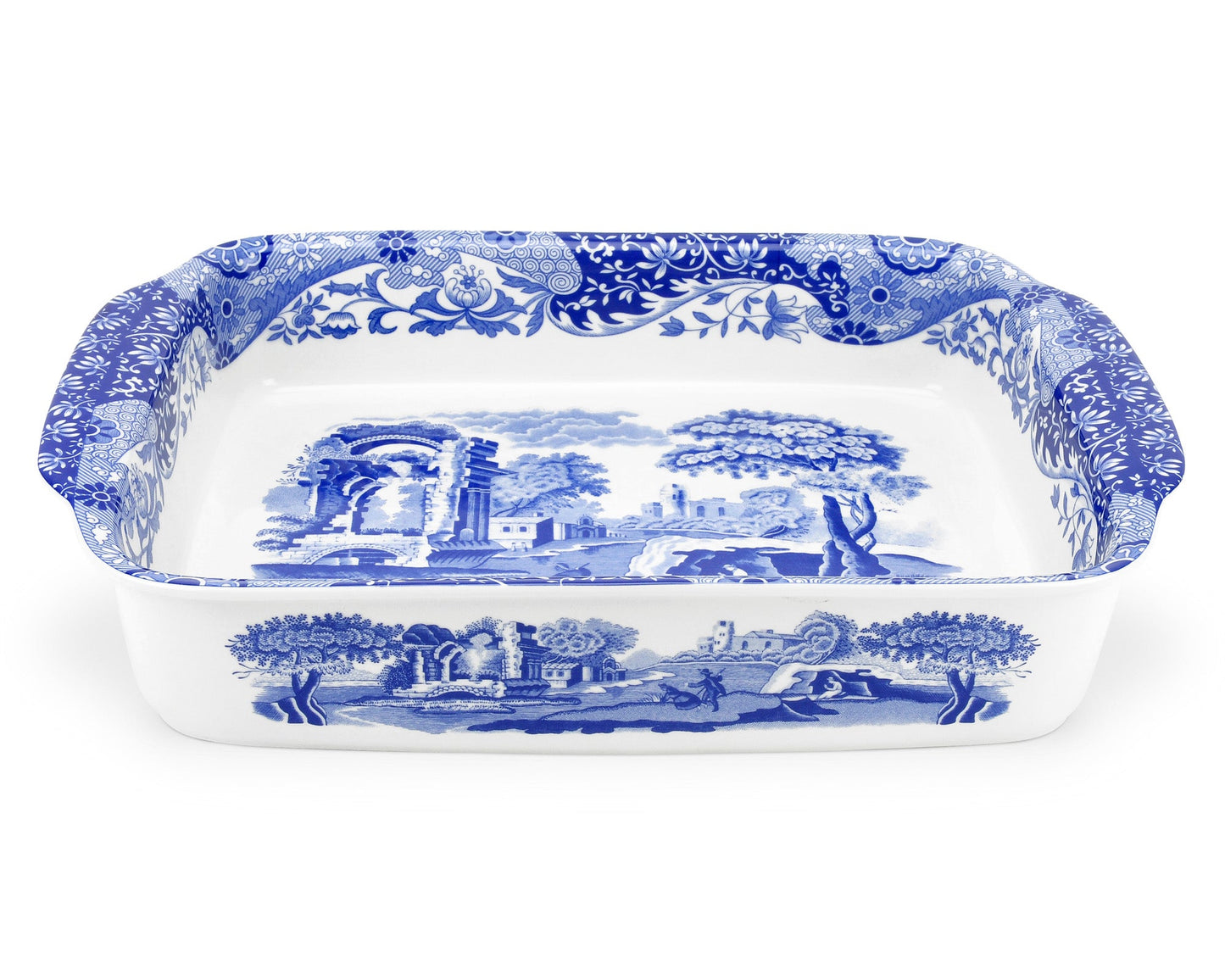 Spode Blue Italian Large Lasagne Baking Dish - Shoppedeals