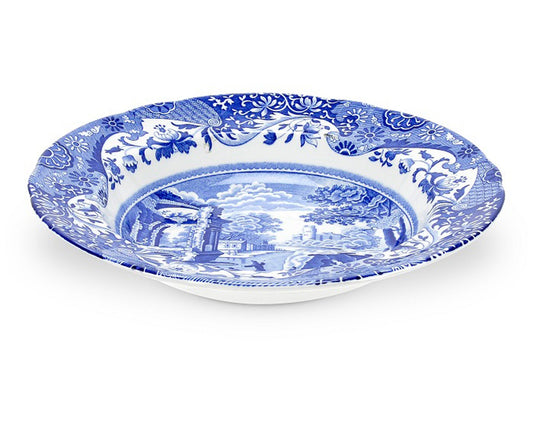 Spode Blue Italian Rim Soup Bowls Set of 8 - Shoppedeals