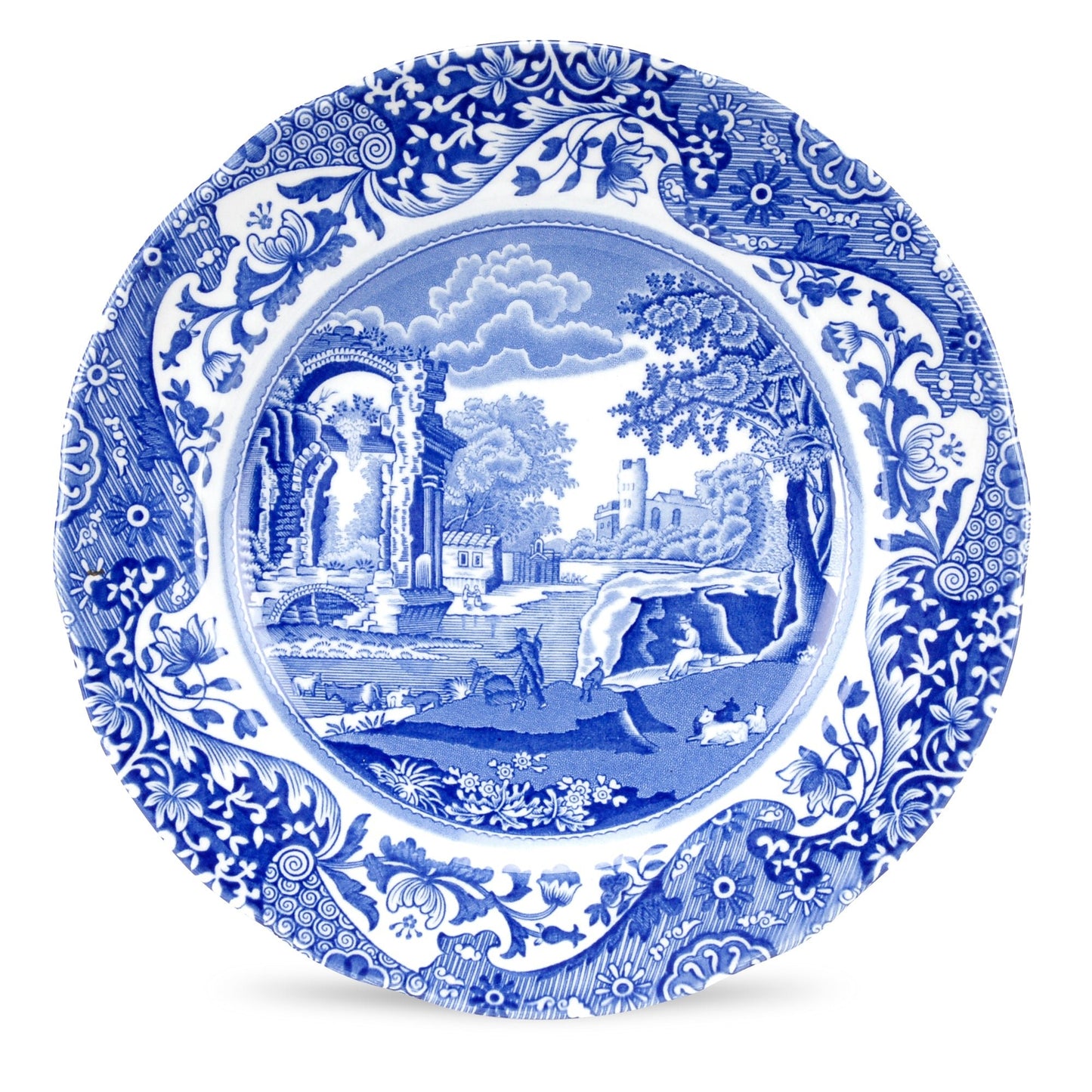 Spode Blue Italian Salad Plates Set of 4 - Shoppedeals