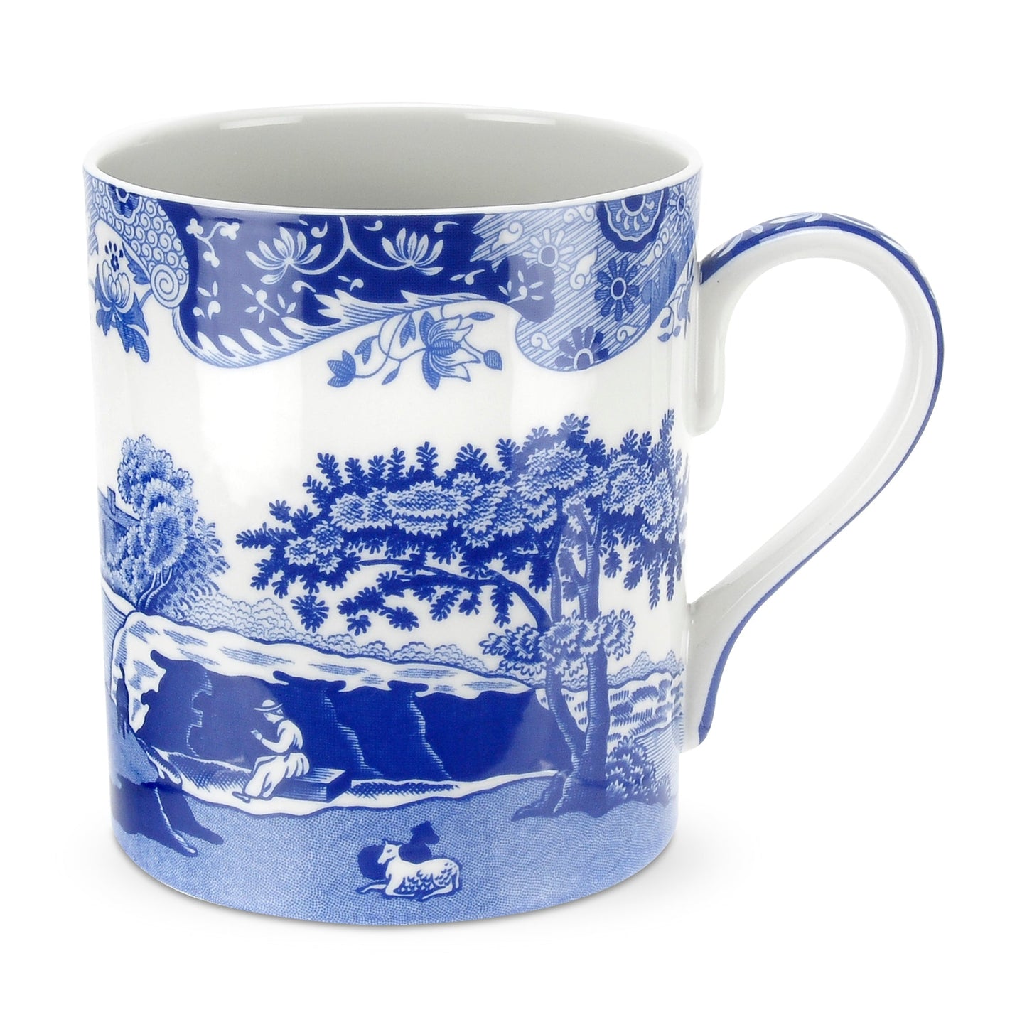 Spode Blue Italian Set Of 4 Large Mugs - Shoppedeals