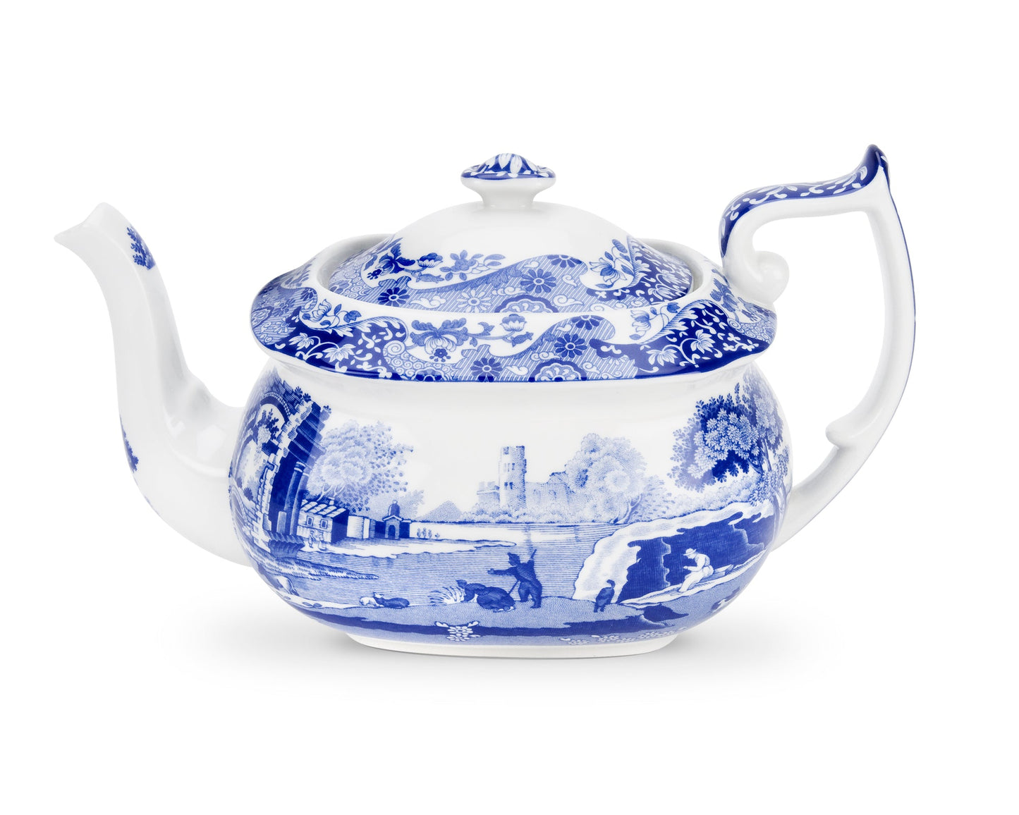 Spode Blue Italian Teapot - Shoppedeals