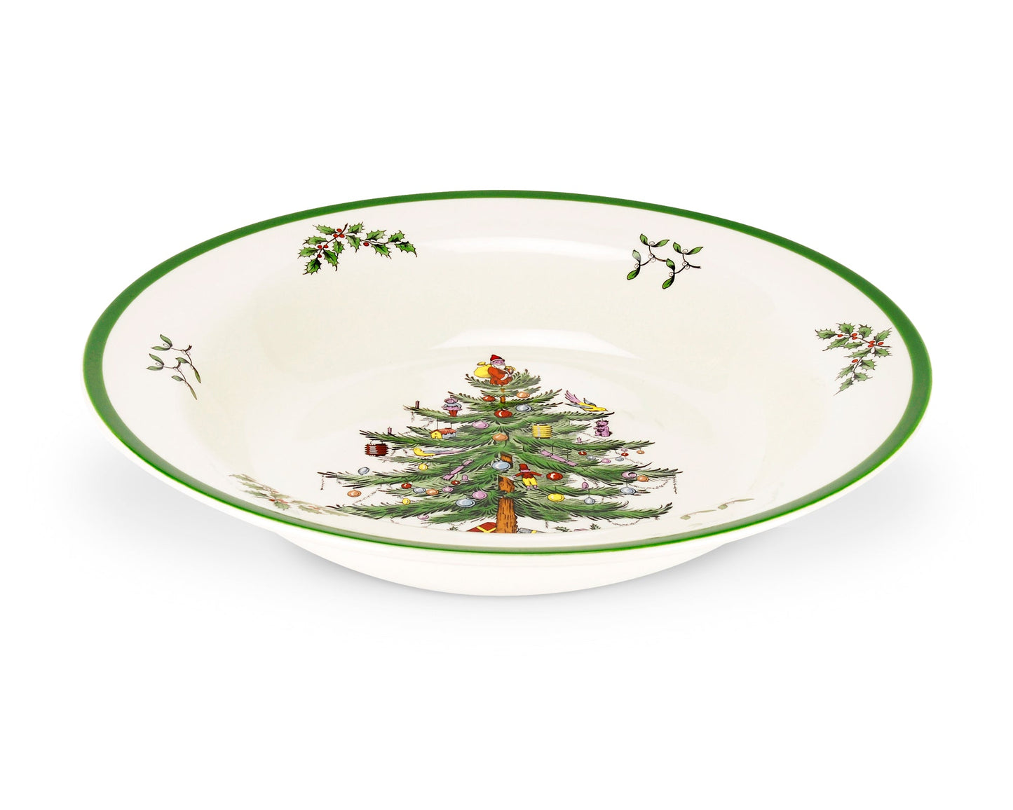 Spode Christmas Tree Rim Soups Set of 8- - Shoppedeals