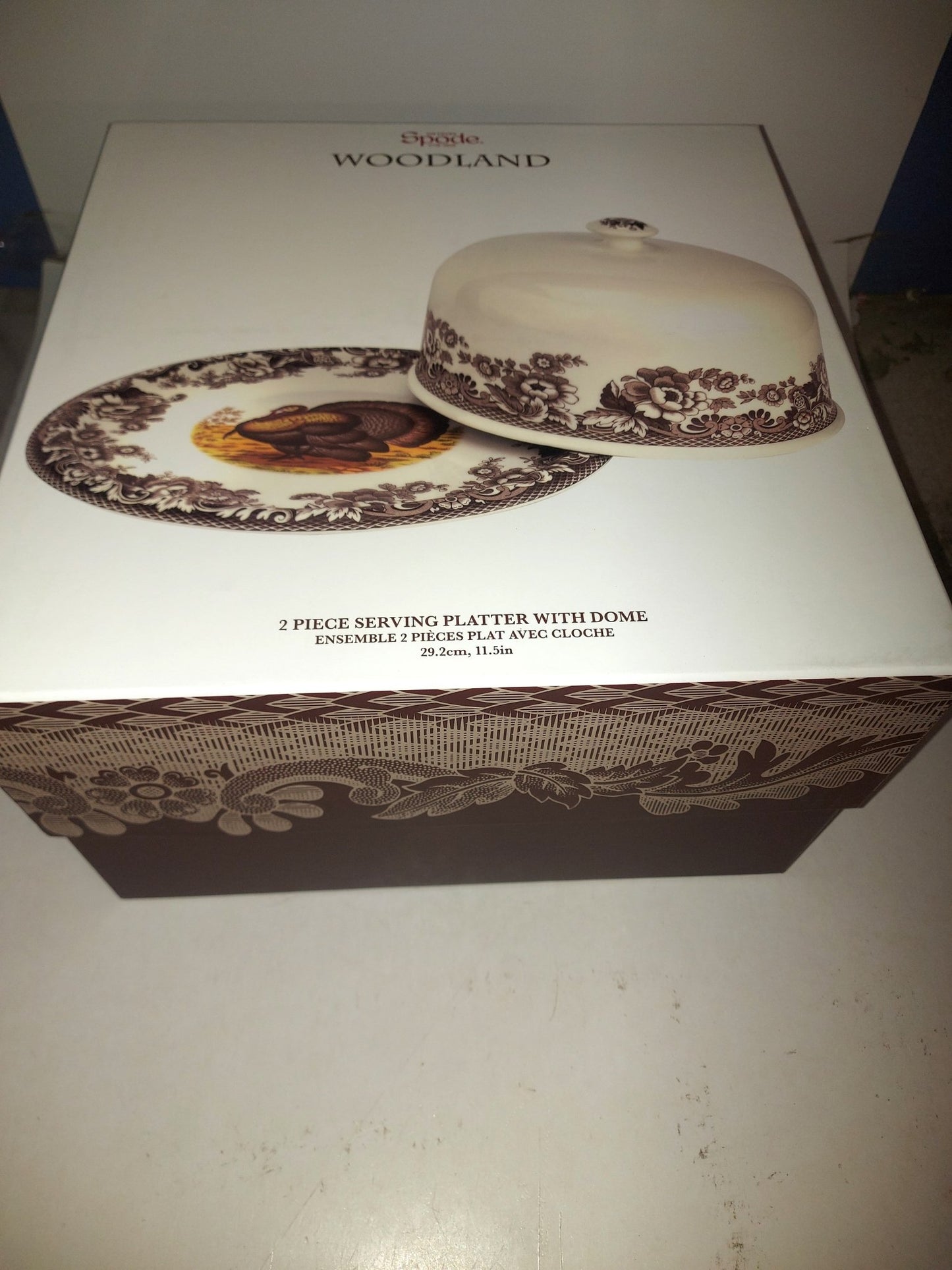 Spode Woodland 2PC Serving Platter- LTD Quantity- drastic Price cut - Shoppedeals