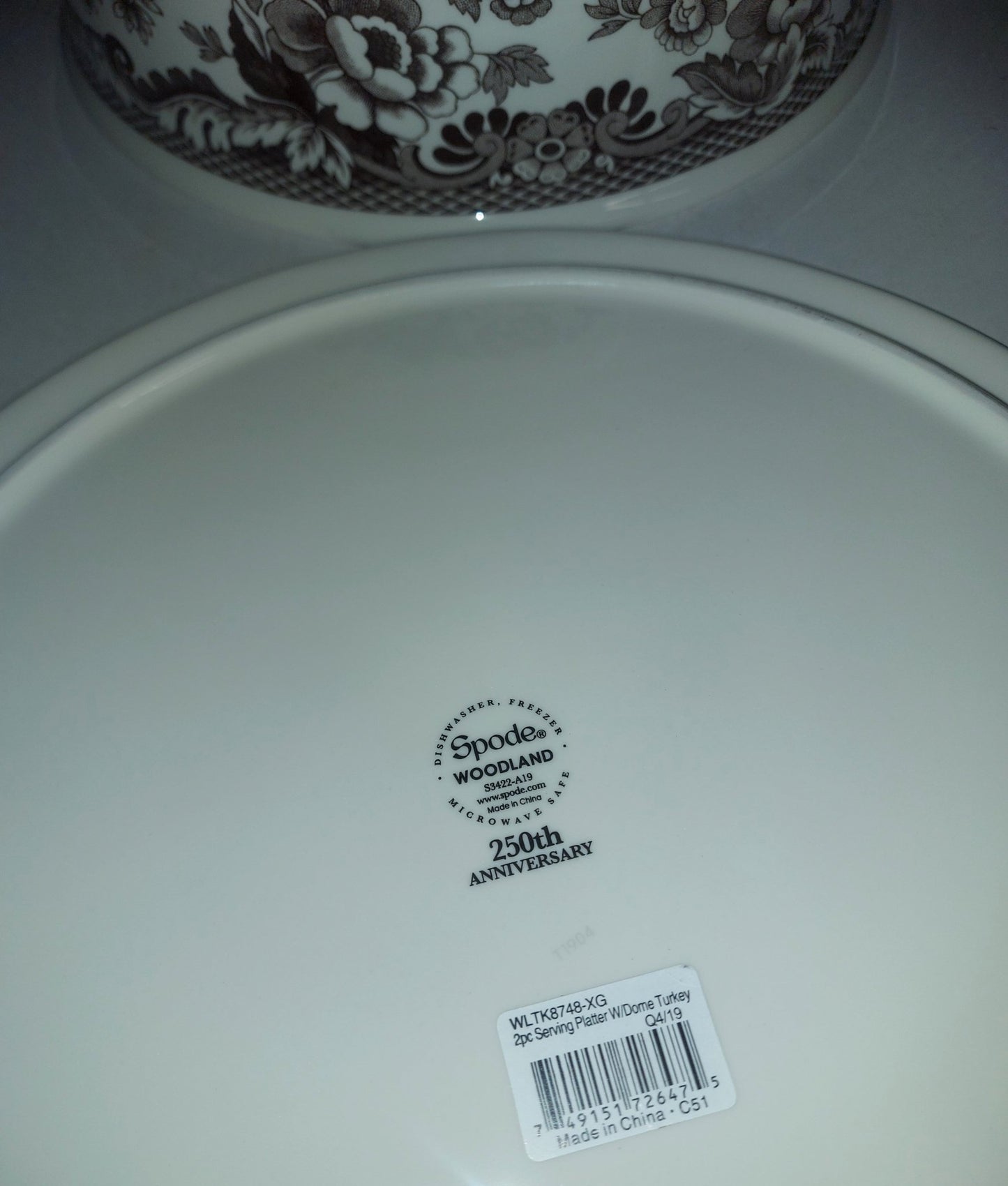 Spode Woodland 2PC Serving Platter- LTD Quantity- drastic Price cut - Shoppedeals