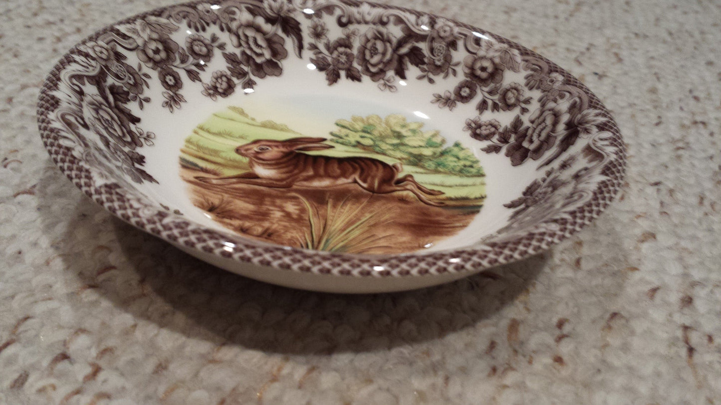 Spode Woodland 6" Cereal Bowls- Rabbit - Shoppedeals