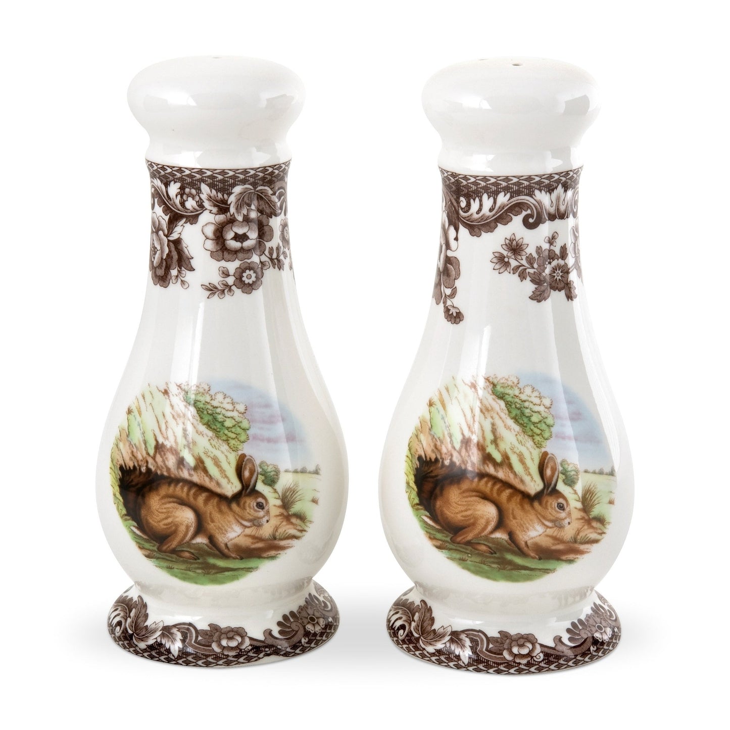 Spode Woodland 6" Salt and Pepper Shakers - Shoppedeals
