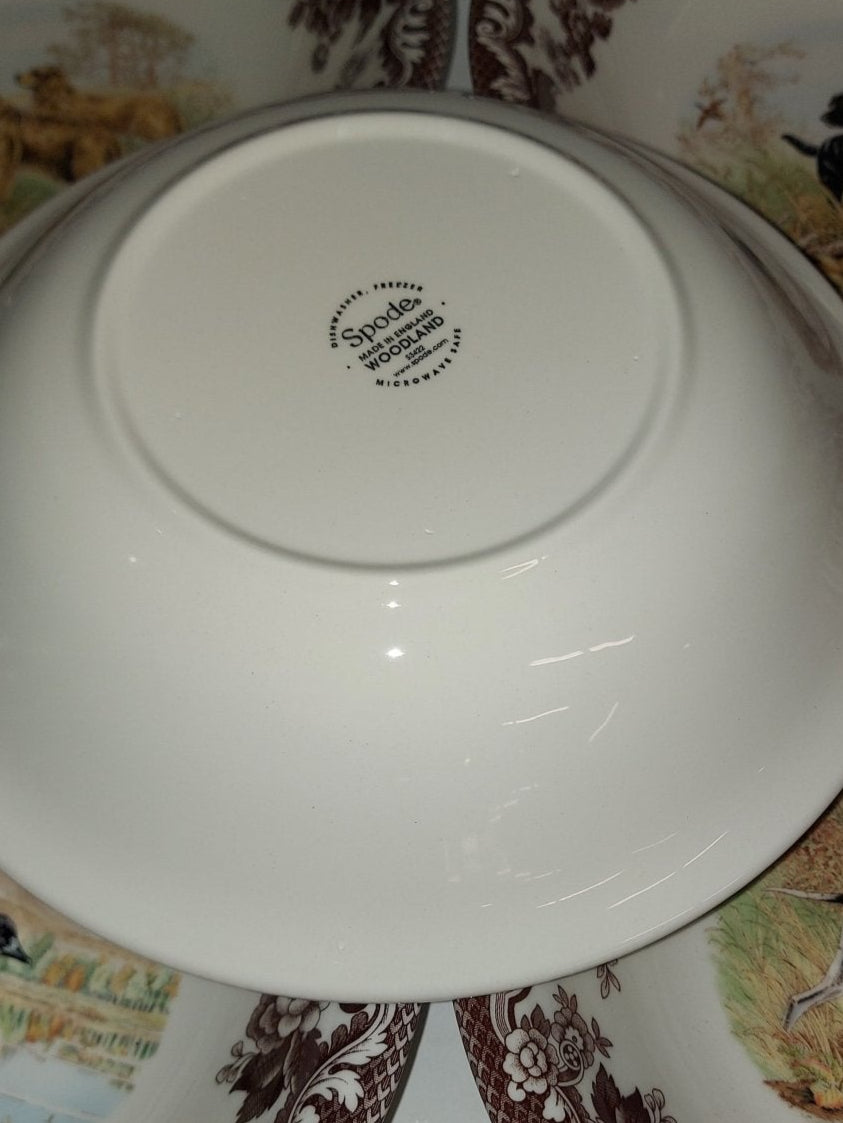 Spode Woodland Ascot Set of 6 Bowls- 3 dogs 3 birds - Shoppedeals