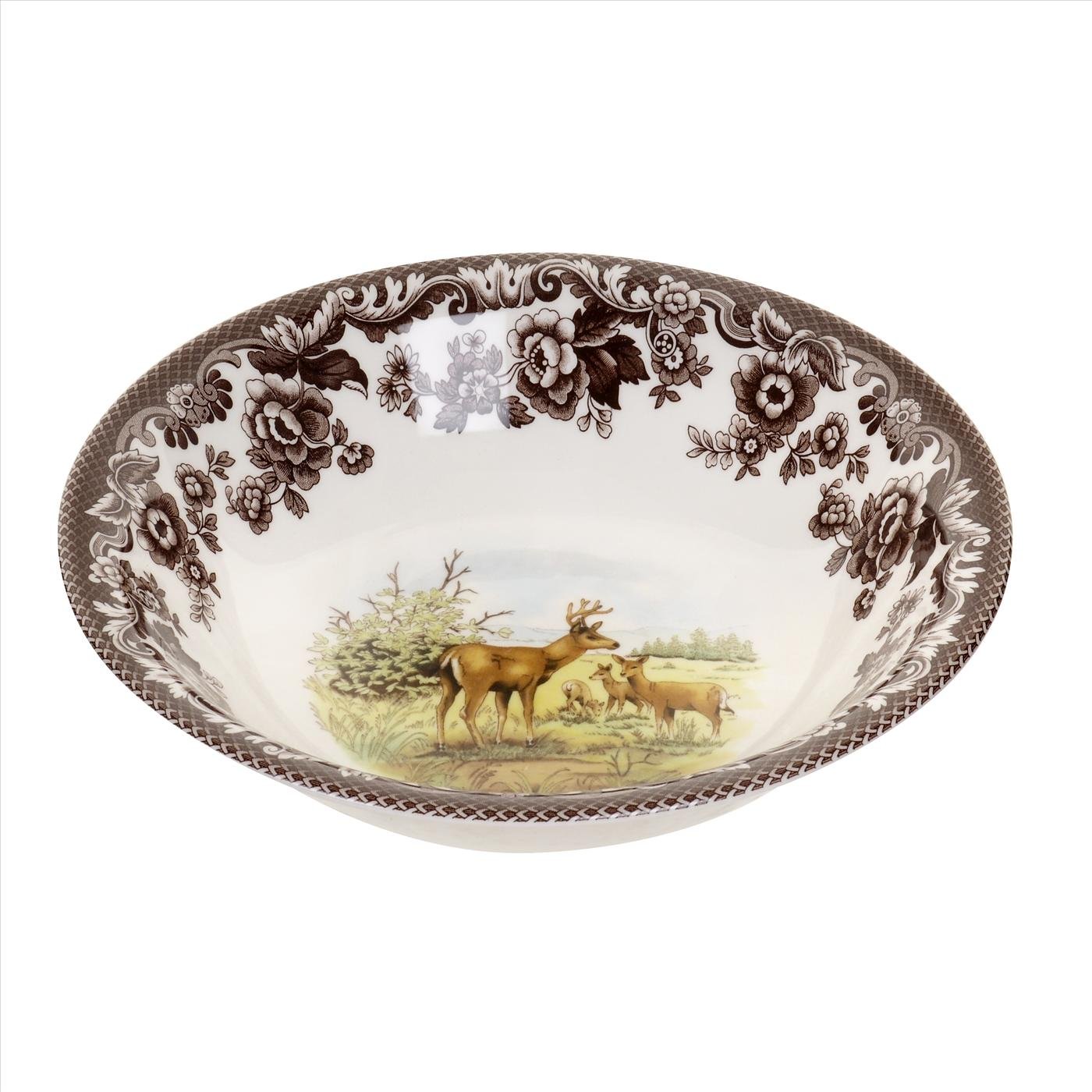 Spode Woodland Ascot Soup/Cereal Bowl Deer - Shoppedeals