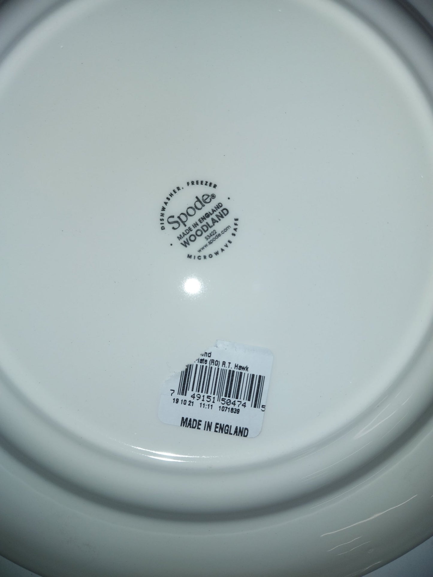 Spode Woodland Dinner Plate Hawk - Shoppedeals