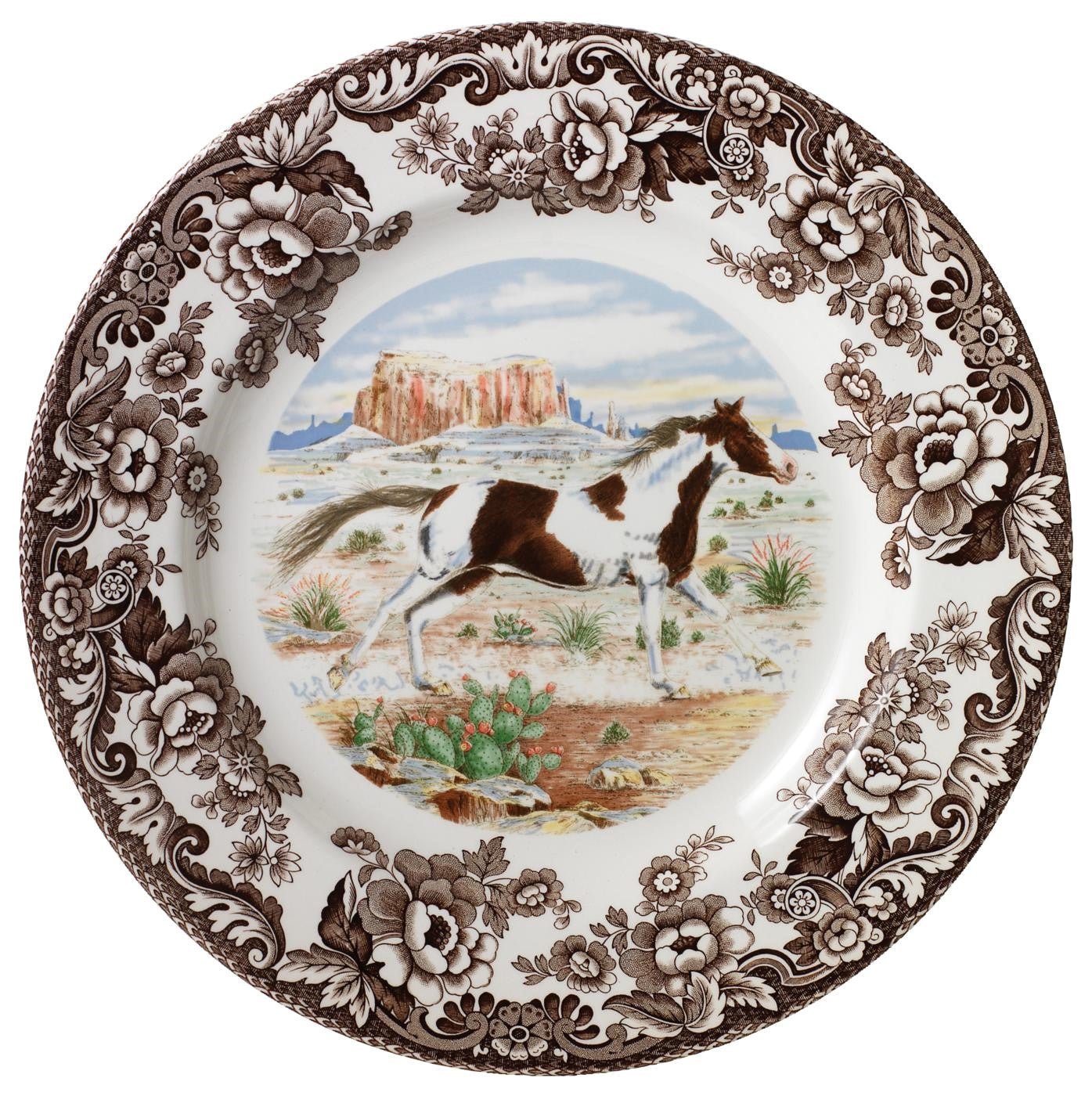 Spode Woodland Dinner Plate Horse Paint - Shoppedeals