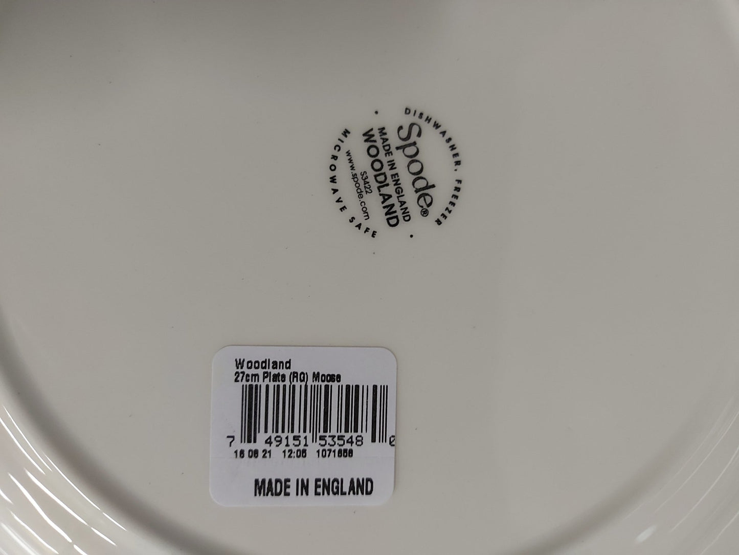Spode Woodland Dinner Plate Moose - Shoppedeals
