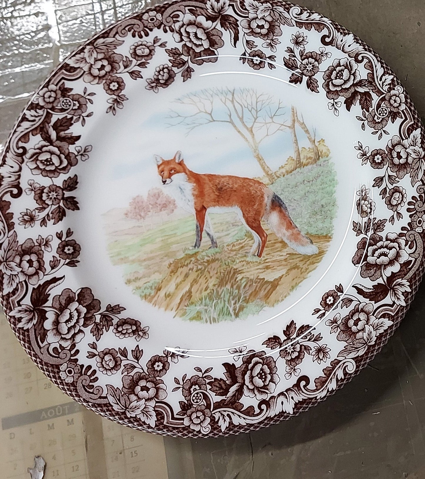 Spode Woodland Dinner Plate Red Fox - Shoppedeals