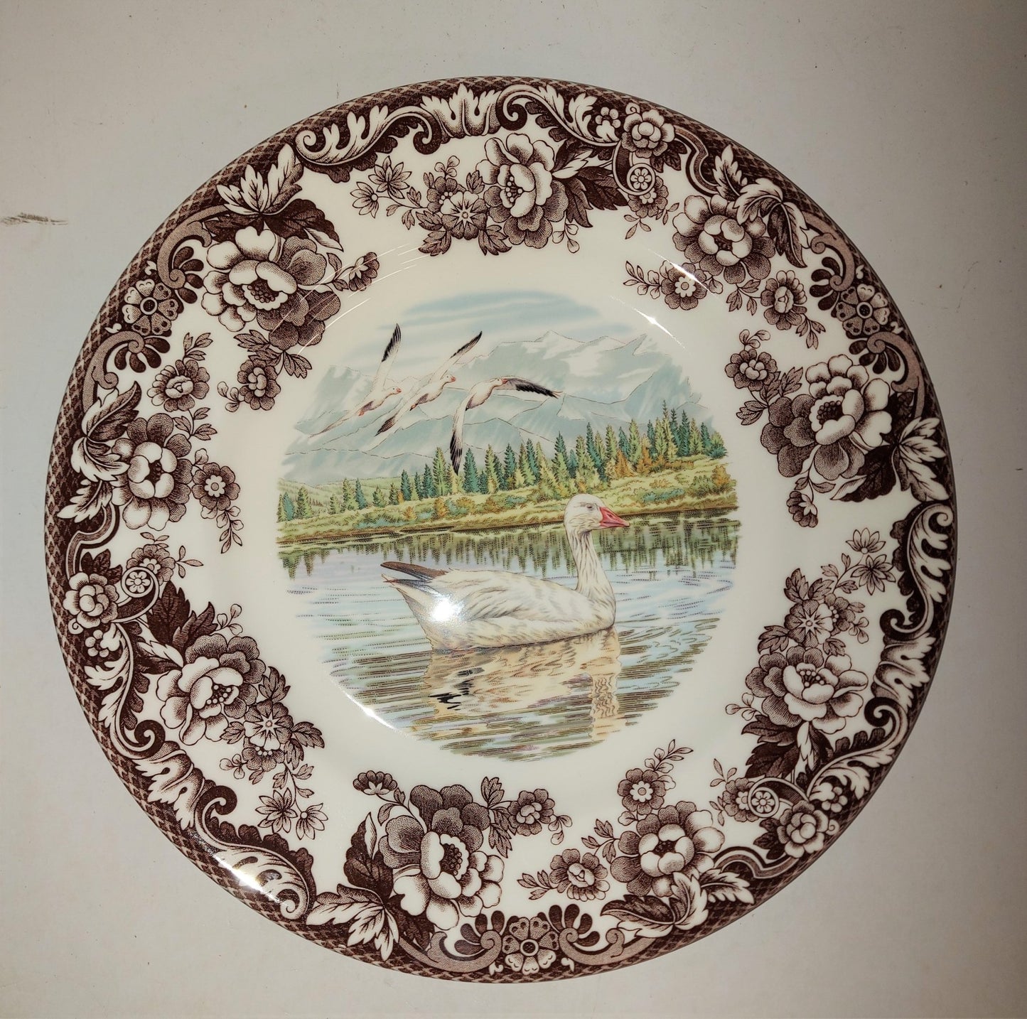 Spode Woodland Dinner Plate Snow Goose - Shoppedeals