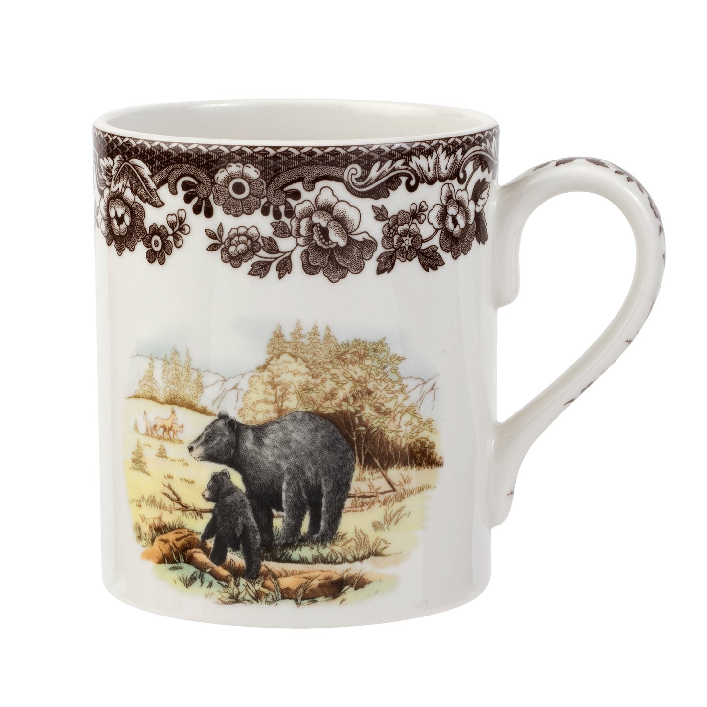 Spode Woodland Jumbo Mug Black Bear - Price Cut! - Shoppedeals
