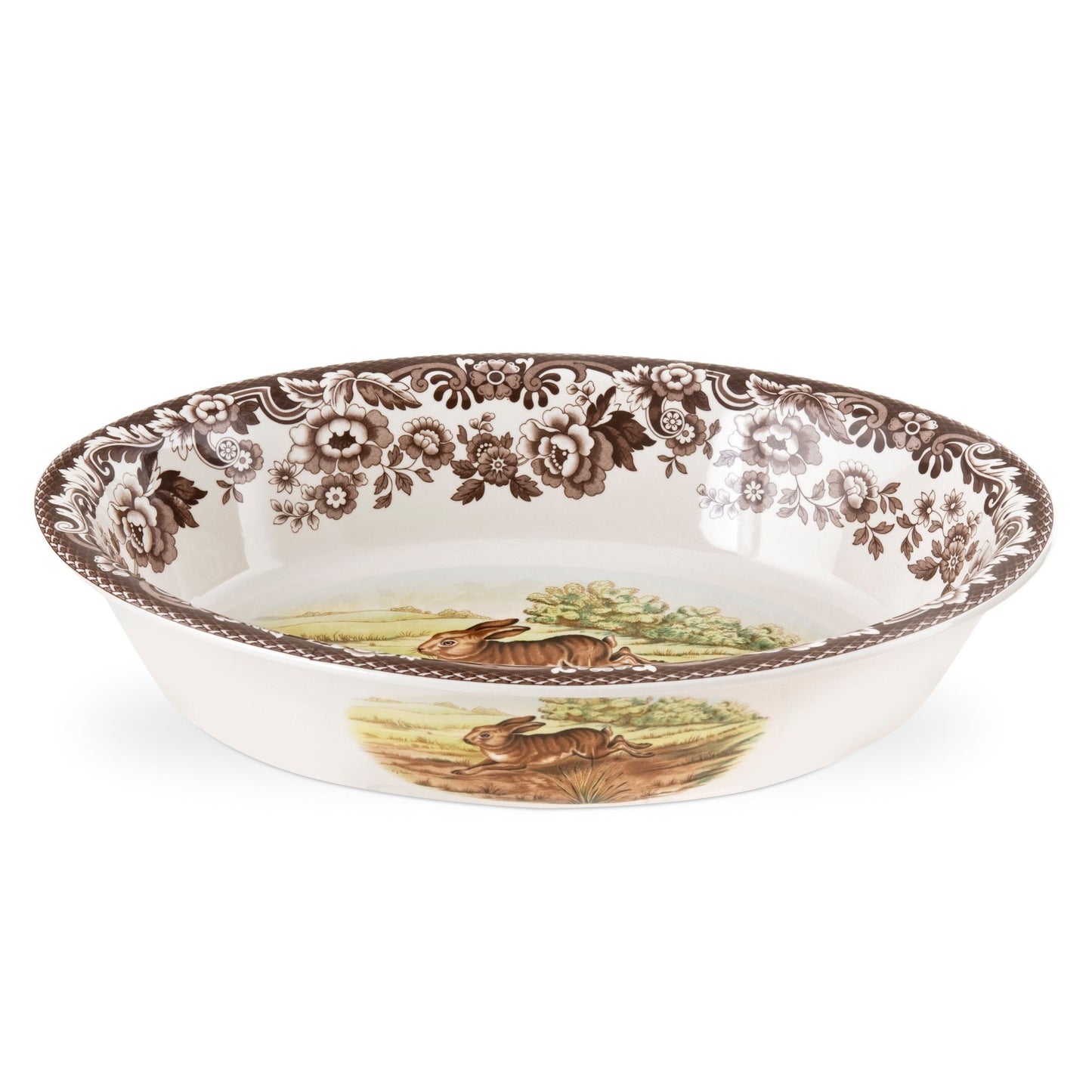 Spode Woodland Oval Rim Serving Dish - Shoppedeals