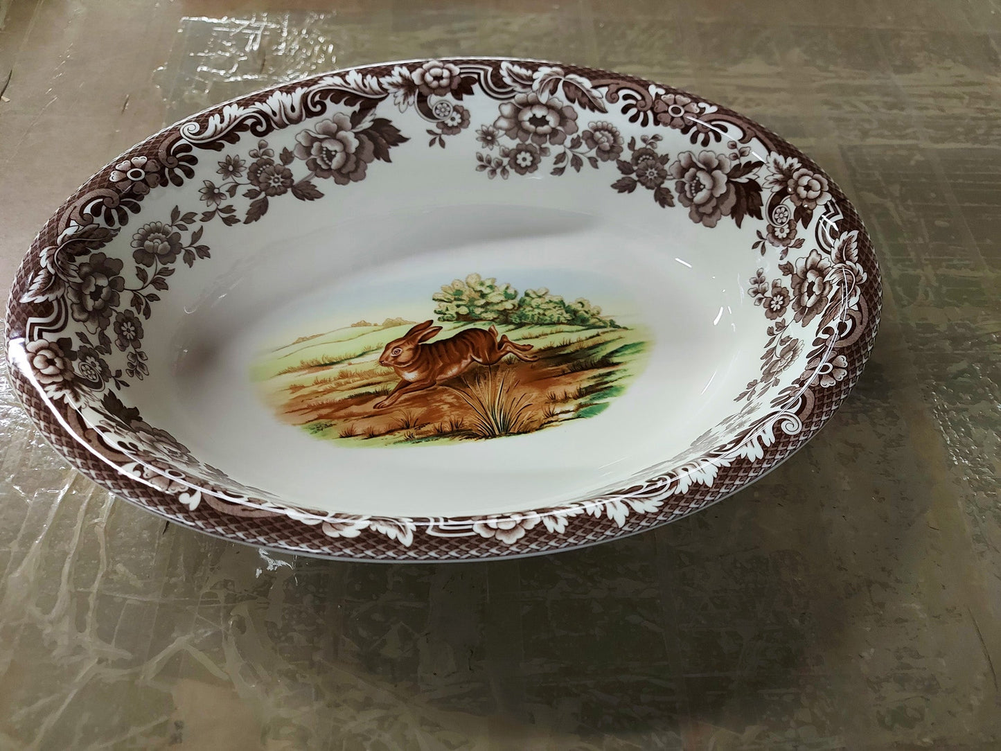 Spode Woodland Oval Rim Serving Dish - Shoppedeals