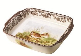 Spode Woodland Rectangle ( Lasagne) Handled Dish 12 inch x 9inch - Shoppedeals