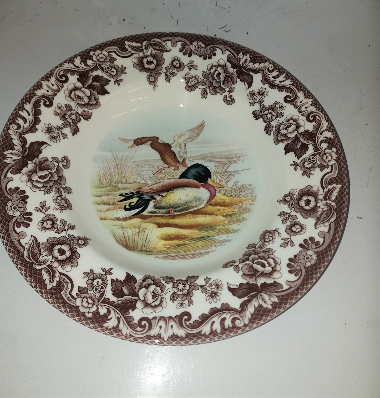 Spode Woodland Rim Soup Bowl- Mallard - Shoppedeals