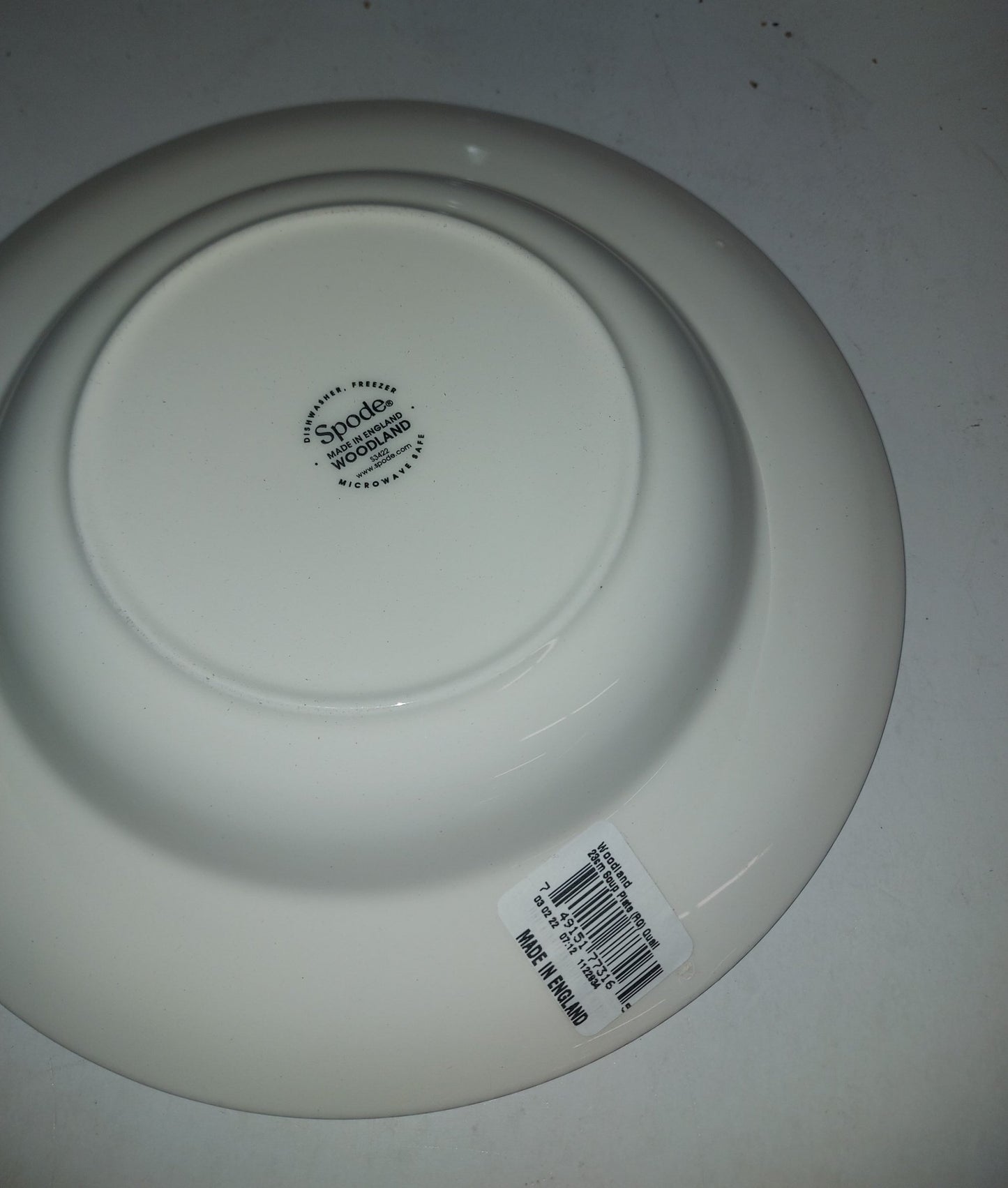 Spode Woodland Rim Soup Bowl- Quail - Shoppedeals