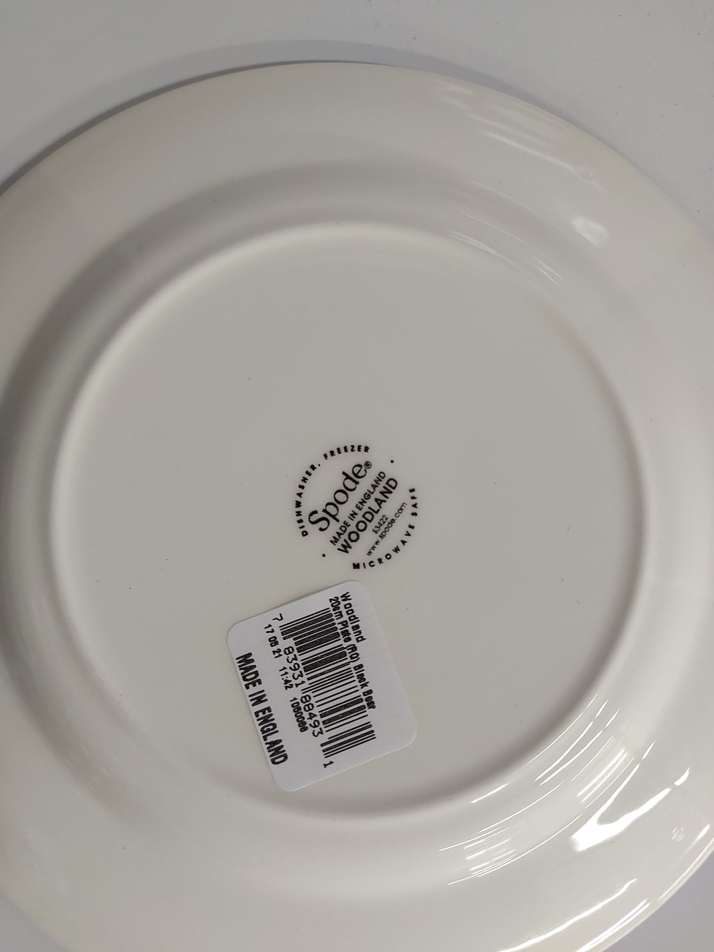 Spode Woodland Salad Plate Black Bear - Shoppedeals