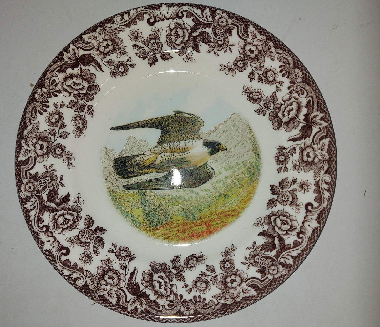 Spode Woodland Salad Plate Falcon - Shoppedeals