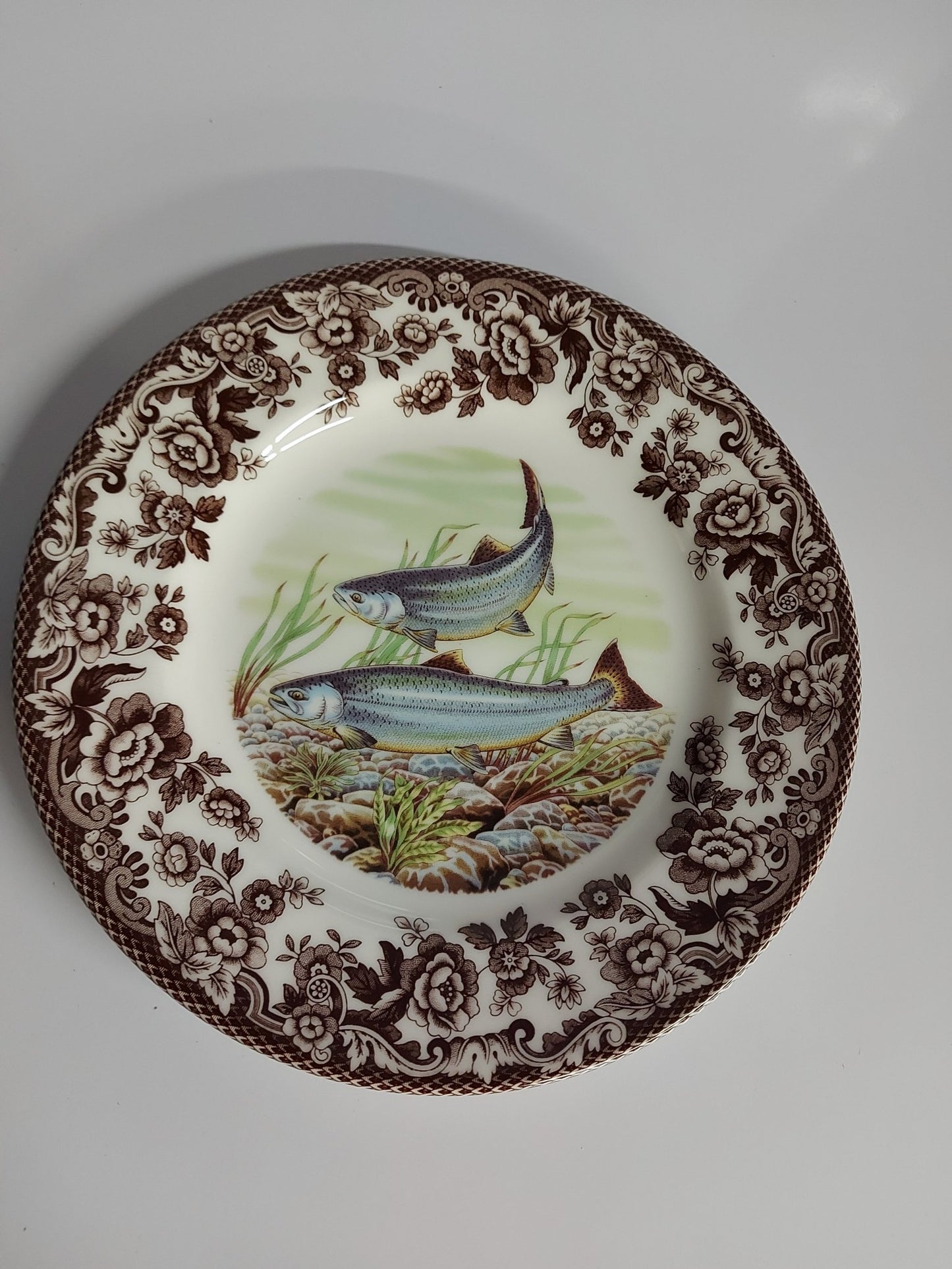 Spode Woodland Salad Plate King Salmon - Shoppedeals