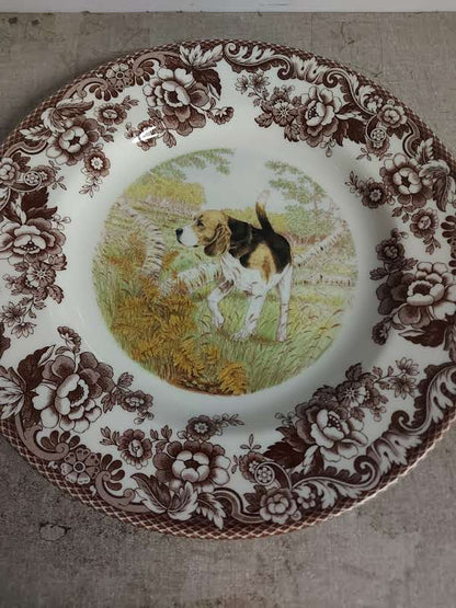 Spode Woodland Dinner Plate Beagle