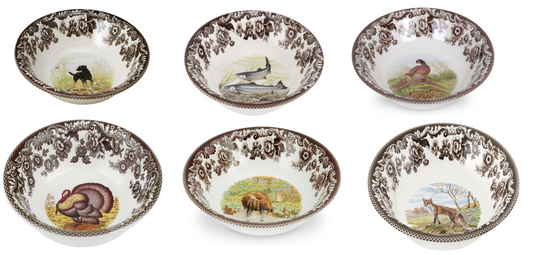 Spode Woodland Ascot Set of 6 Bowls-3606