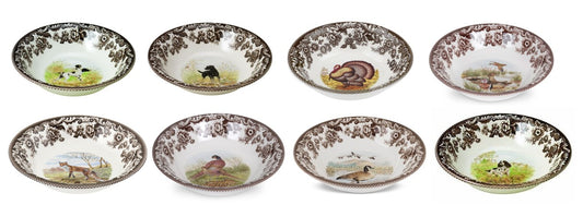 Spode Woodland Ascot Set of 8 Bowls-3693