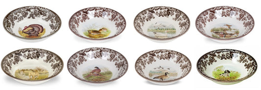 Spode Woodland Ascot Set of 8 Bowls-3701