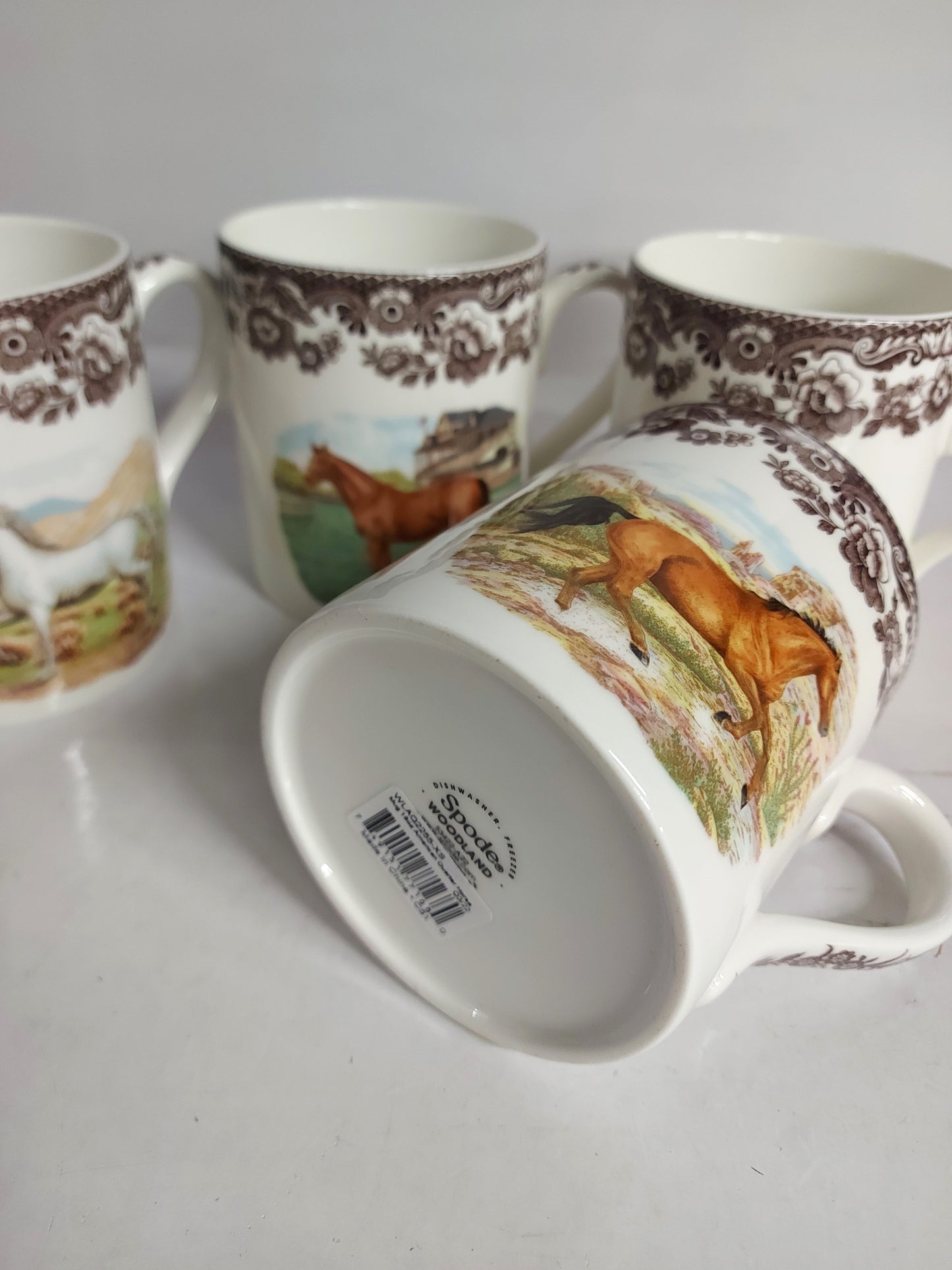 Spode Woodland Jumbo Mug set of 8- unique  Designs